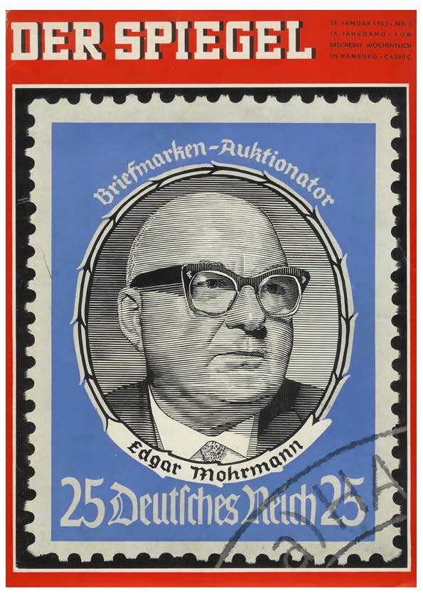 Edgar Mohrmann auf dem Spiegel-Titel vom 31. Junuar 1962